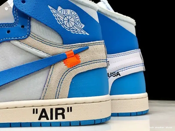 Rep LUCY 1 Air Off-White UNC AQ0818-148 Blue Powder Jordan 0526
